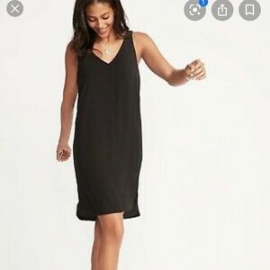 Top shop black sleeveless dress